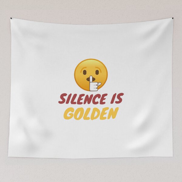 Item preview, Silence is golden designed and sold by Giographix.