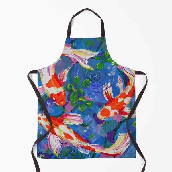 Item preview, Koi - Acrylic koi fish painting  designed and sold by marrydaviss.