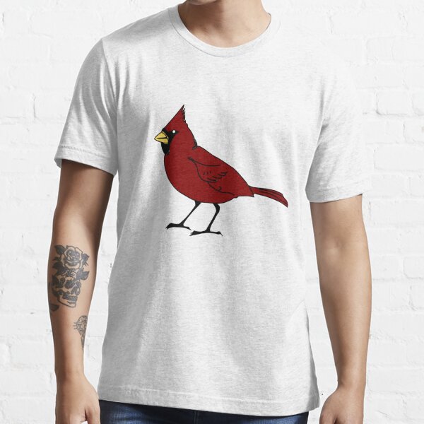 Cardinal Women T-Shirt Crewneck Casual Short Sleeve Tops Summer Tees Fred  Bird Fredbird Saint Louis Cardinal Bird Cool Wow