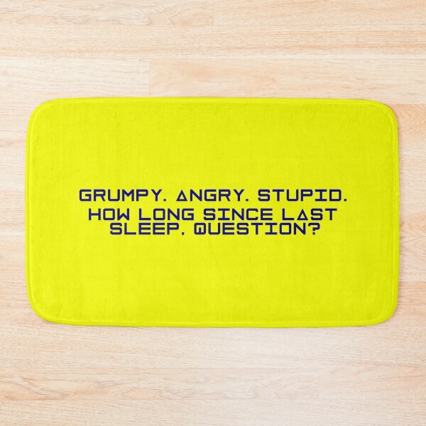 Item preview, Project Hail Mary - How Long Since Last Sleep, Question? (Blue) |  designed and sold by PixelsandPulp.