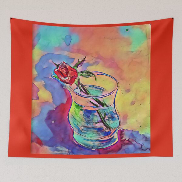 Item preview, A rose in a glass so prec designed and sold by Jacinta hunt.