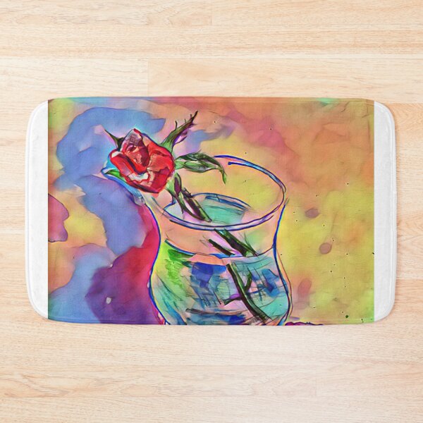 Item preview, A rose in a glass so prec designed and sold by Jacinta hunt.