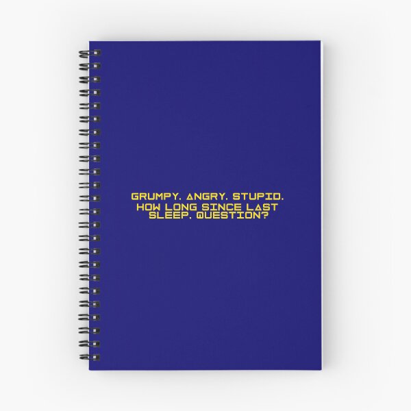 Item preview, Project Hail Mary - How Long Since Last Sleep, Question? (Yellow) |  designed and sold by PixelsandPulp.