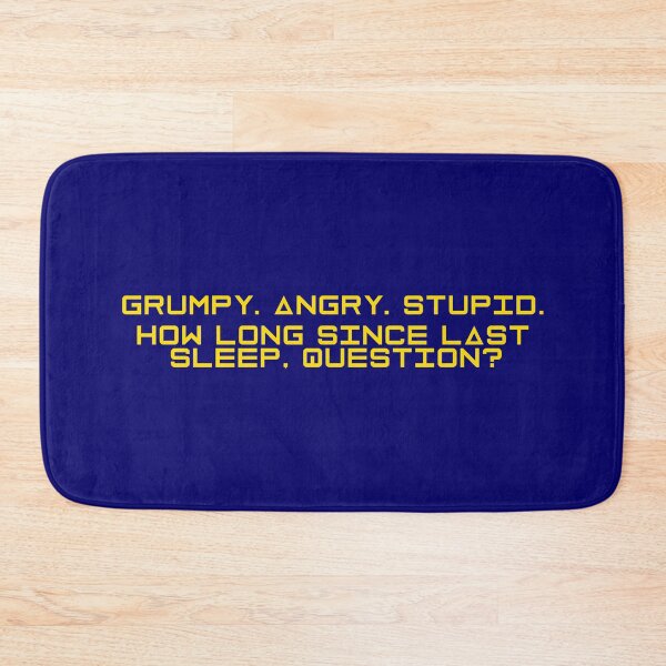 Item preview, Project Hail Mary - How Long Since Last Sleep, Question? (Yellow) |  designed and sold by PixelsandPulp.