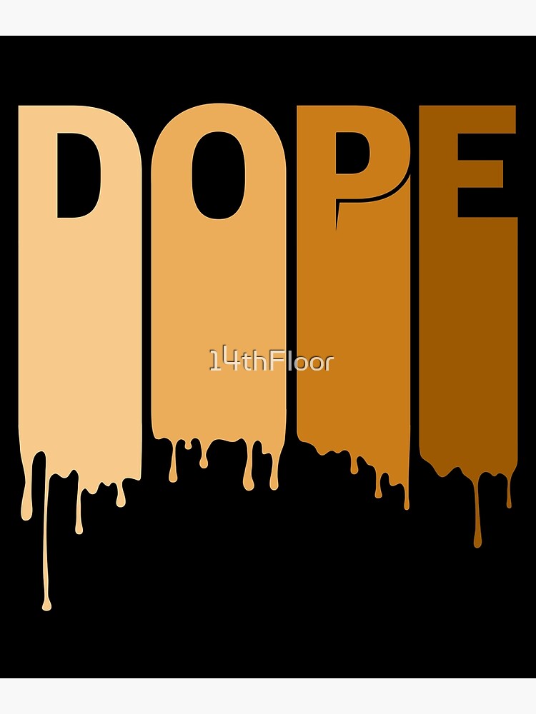 "Dope Black History Month Melanin Poppin Proud Black Women" Poster for