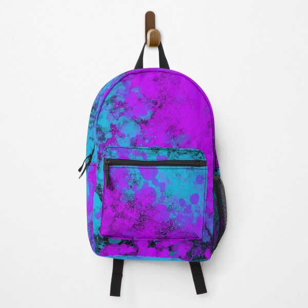 Item preview, Blue Purple Splatter Spray Paint on Black designed and sold by that5280lady.