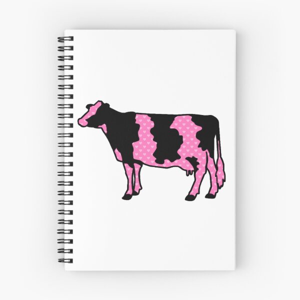 Item preview, Pink Hearts Dairy Cow Silhouette  - NOT FOR RESALE WITHOUT PERMISSION designed and sold by l-oh.