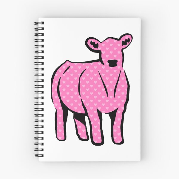 Item preview, Pink Hearts Cow Silhouette  - NOT FOR RESALE WITHOUT PERMISSION designed and sold by l-oh.