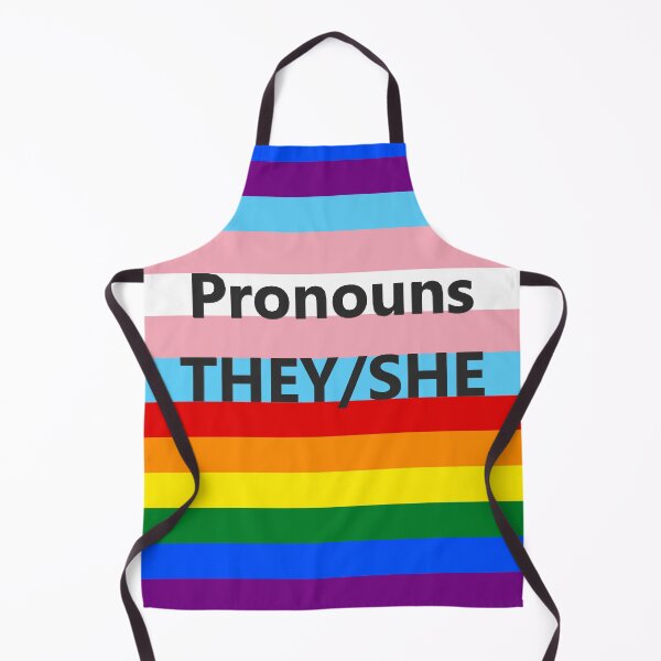 Item preview, They/She Pronouns designed and sold by Spectrum Perspectives.