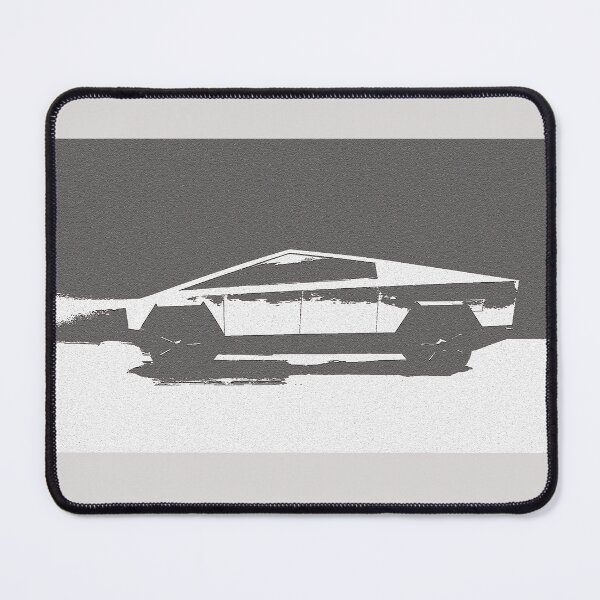 Item preview, Tesla Cybertruck Art - Low Polygon Future Truck - Black and Grey and White Design - Electric Vehicle, Made In Texas, USA   designed and sold by ArtistEnvy.