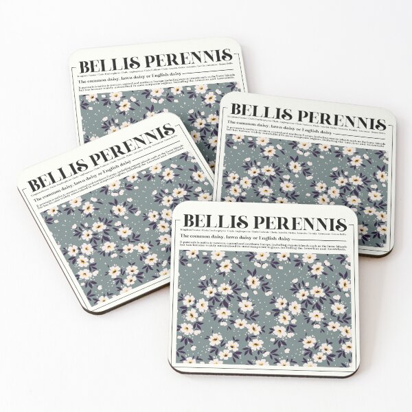 Item preview, Daisy Flower Scientific Info Art Print designed and sold by SmallOrbit.