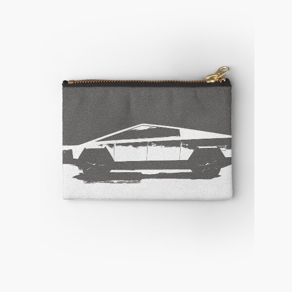 Item preview, Tesla Cybertruck Art - Low Polygon Future Truck - Black and Grey and White Design - Electric Vehicle, Made In Texas, USA   designed and sold by ArtistEnvy.