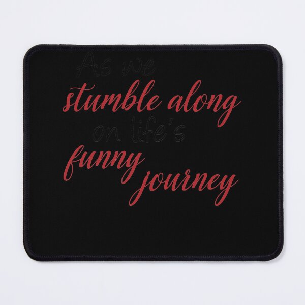 Item preview, As We Stumble Along Sticker designed and sold by allysonhat.