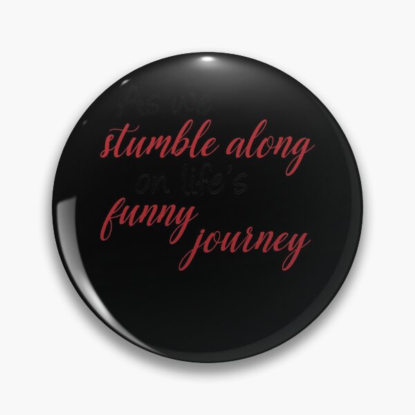 Item preview, As We Stumble Along Sticker designed and sold by allysonhat.