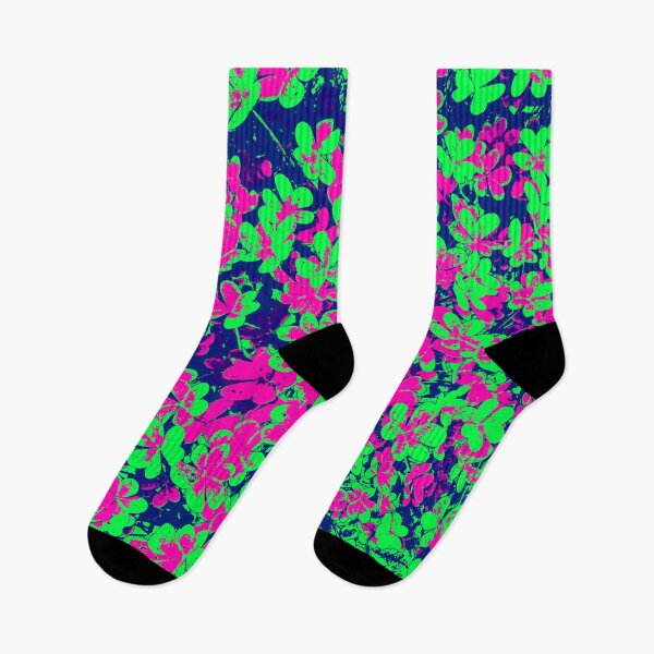 Aperçu de l'œuvre Shamrock Hot-Pink-Green-Navy avec une touche d'Iritof créée et vendue par iritof.