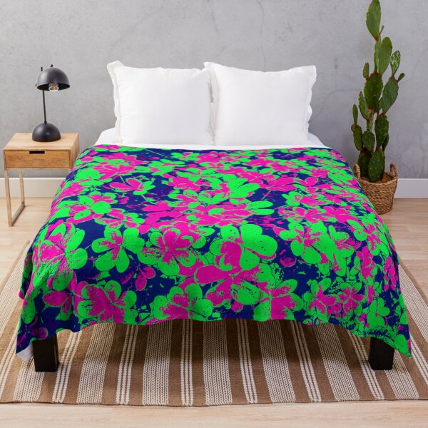 Item preview, Hot-Pink-Green-Navy Shamrock with a twist by Iritof designed and sold by iritof.