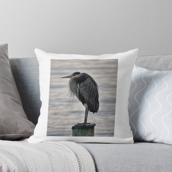 Item preview, Chilly Morning Heron designed and sold by Doodles410.