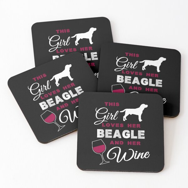 Artikelvorschau, Beagle Dog and Wine lover, owner or parent Christmas Birthday Gifts entworfen und verkauft von LoveEveryWear.