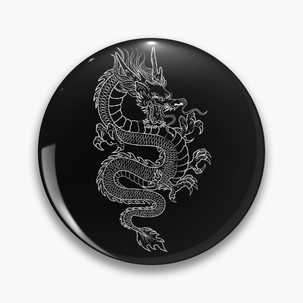 Item preview, white Asian Dragon designed and sold by VITYY.