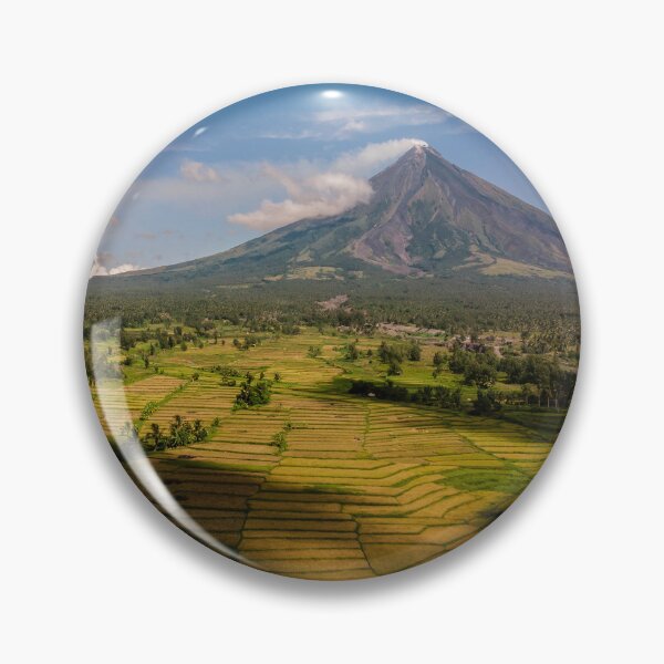 Item preview,  Rice Field with Mayon Volcano designed and sold by Pabalonshop.