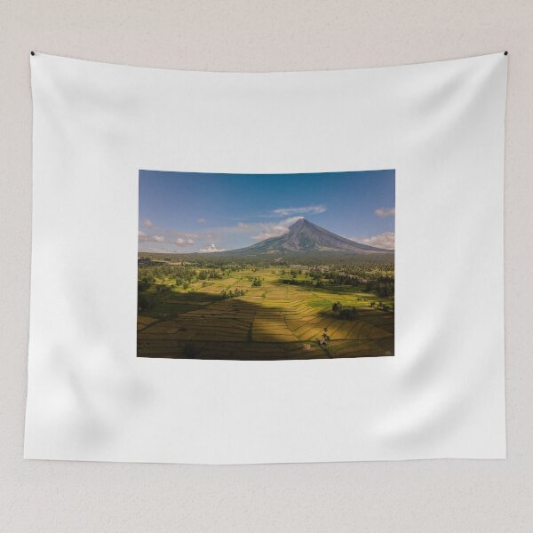 Item preview,  Rice Field with Mayon Volcano designed and sold by Pabalonshop.