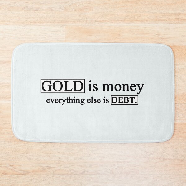 Item preview, Very interesting phrase about the value of gold and debt designed and sold by Alma fortalecida1.