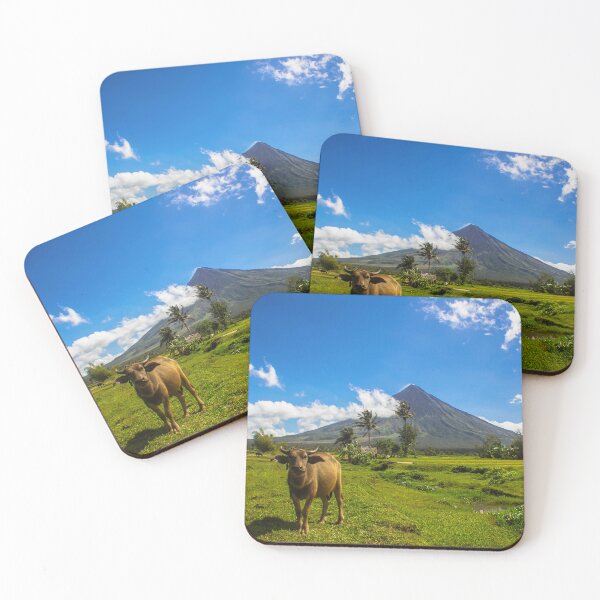 Item preview, Rice Field with Mayon Volcano designed and sold by Pabalonshop.