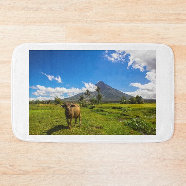 Item preview, Rice Field with Mayon Volcano designed and sold by Pabalonshop.