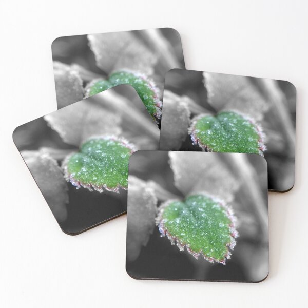 Item preview, Frozen Winter Leaf designed and sold by MyMacro_Photography (MyMacro).