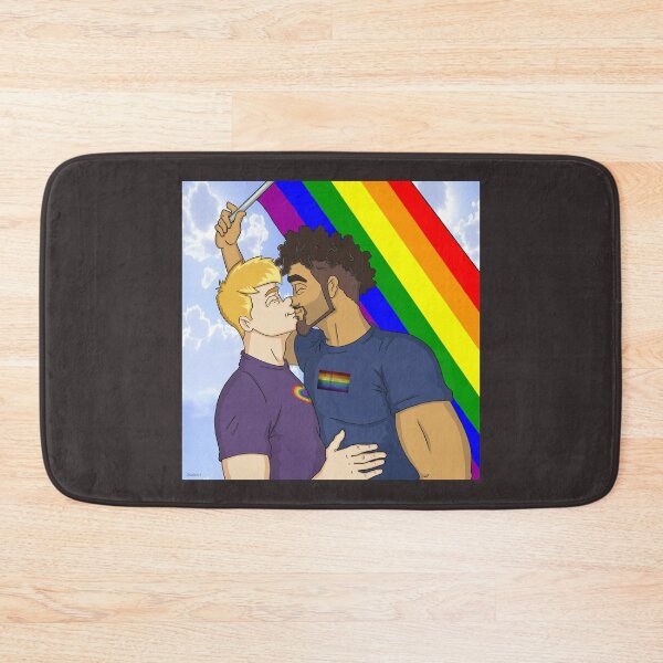 Item preview, Big Tiny Life Biggs & Tiny Pride Flag designed and sold by BigTinyLife.