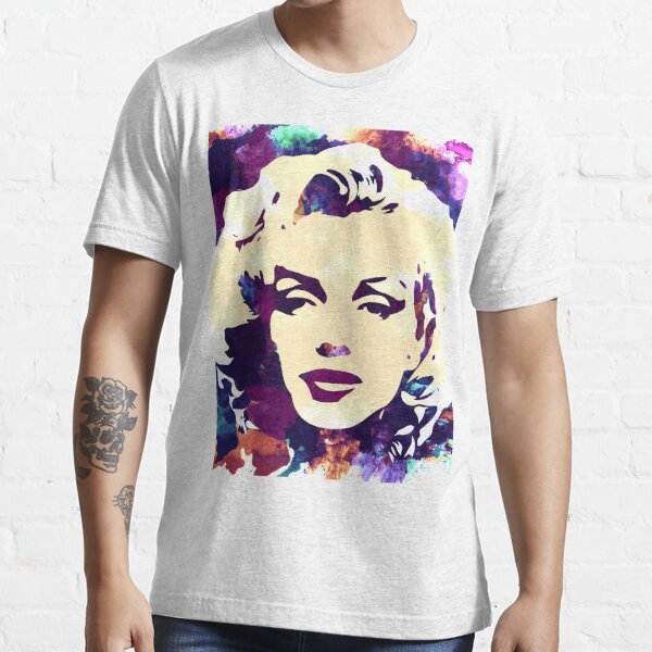 Marilyn Monroe Purple Colour T Shirt For Sale By Noramohammed Redbubble Marilyn Monroe T 4440