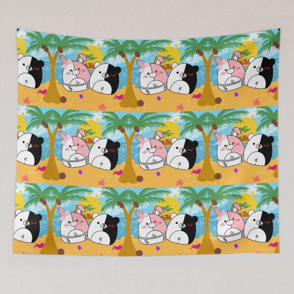 Item preview, Plushie Bear & Bunny Tropical  designed and sold by SandraDeandaART.