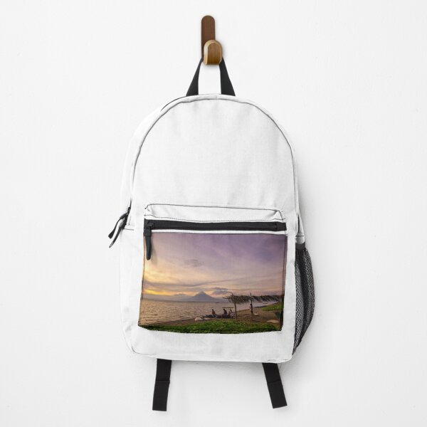 Item preview, Family bonding in seaside with mayon background designed and sold by Pabalonshop.