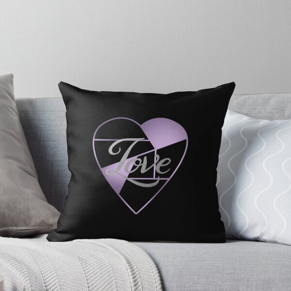 Item preview, Metallic Love (Purple on Black) designed and sold by PawsitiveMum.