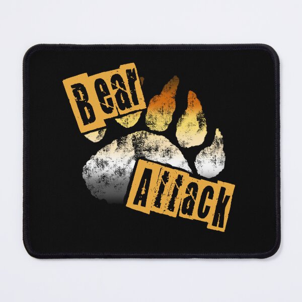 Item preview, Bear Attack Gay Bear Pride Flag and Paw designed and sold by ksrogersdesigns.