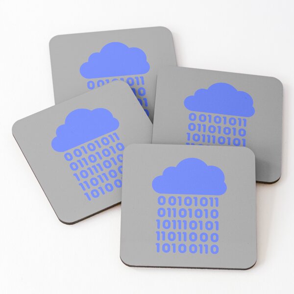 Item preview, Raining Binary Cloud designed and sold by brinikki.