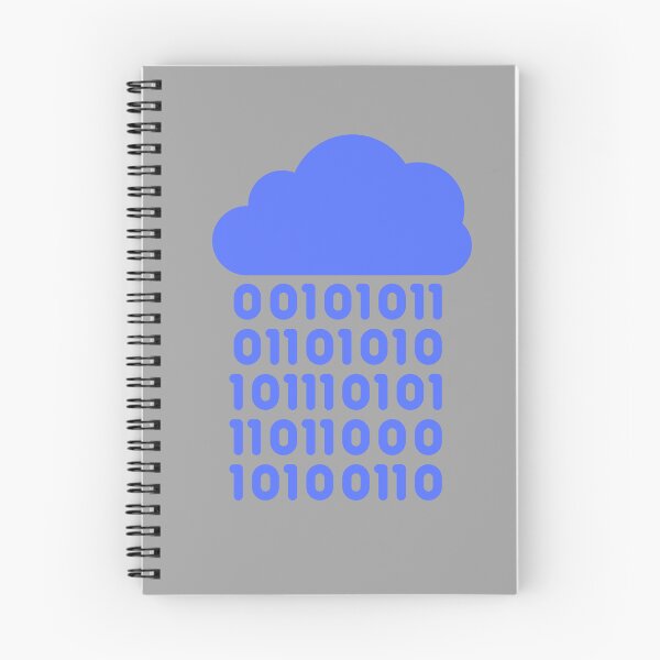 Artikelvorschau, Binäre Wolke regnen entworfen und verkauft von brinikki.