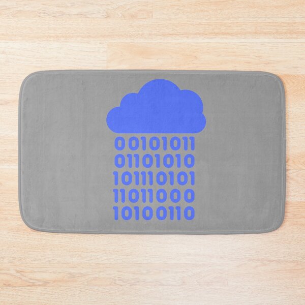 Item preview, Raining Binary Cloud designed and sold by brinikki.