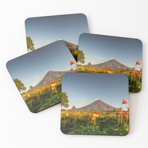 Item preview, Mayon Volcano with Flower blossom  designed and sold by Pabalonshop.