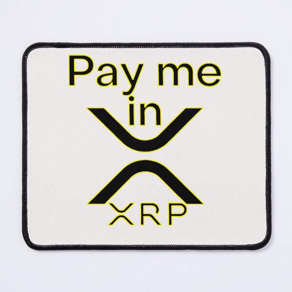 Item preview, Pay me in XRP Black Yellow designed and sold by Olivier Grau.