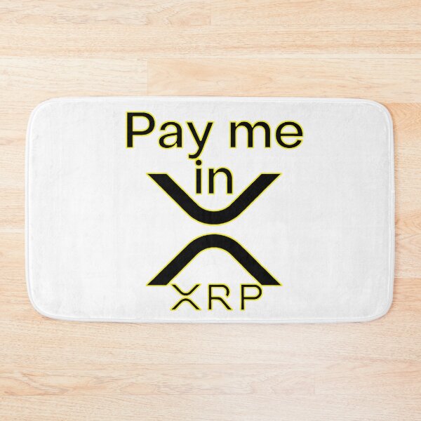 Item preview, Pay me in XRP Black Yellow designed and sold by Olivier Grau.