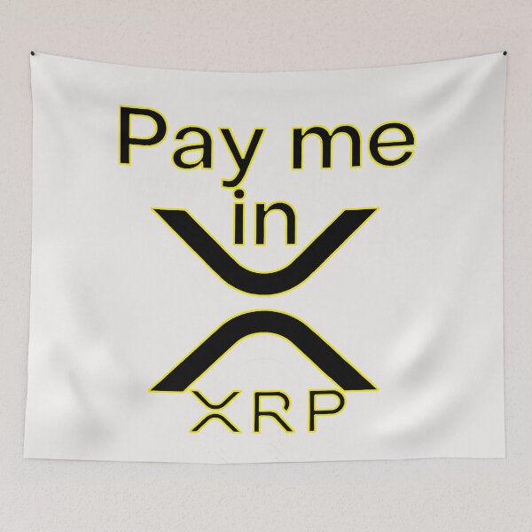 Item preview, Pay me in XRP Black Yellow designed and sold by Olivier Grau.