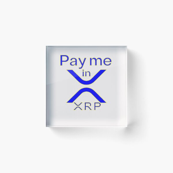 Item preview, Pay me in XRP Blue & Yellow designed and sold by Olivier Grau.