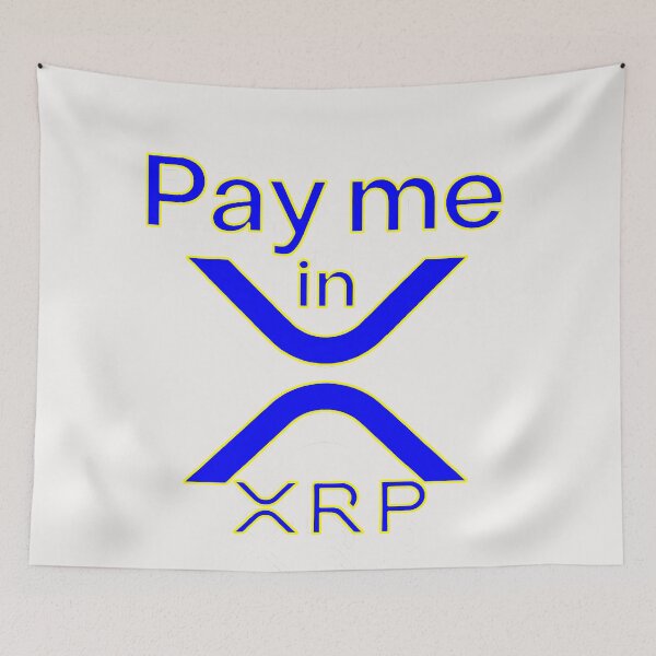 Item preview, Pay me in XRP Blue & Yellow designed and sold by Olivier Grau.