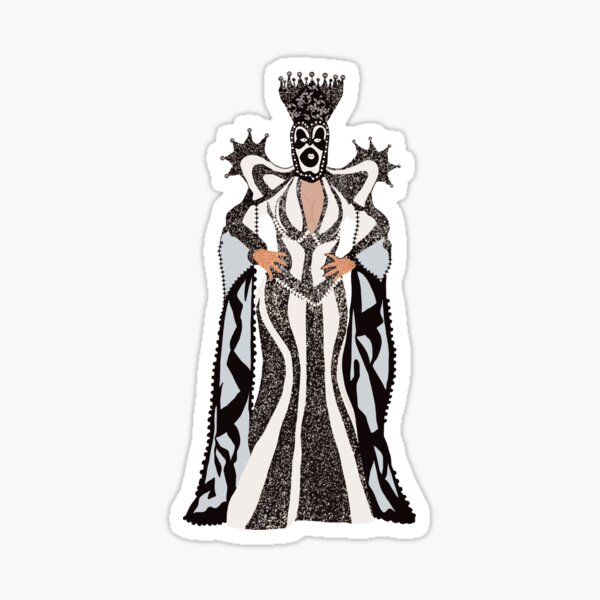 Item preview, Jimbo the Drag Clown Chess Piece Eleganza designed and sold by rachaelthegreat.