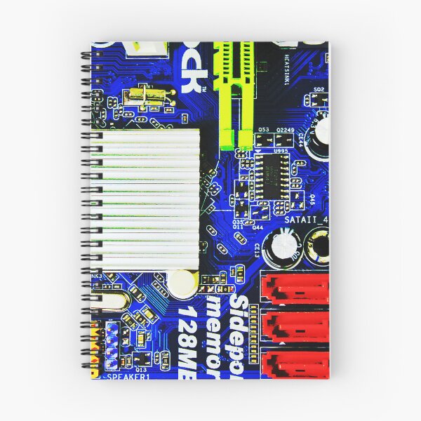 Item preview, Computer Circuit Board with Colorful Chips and Connectors  designed and sold by RyanCaudell.