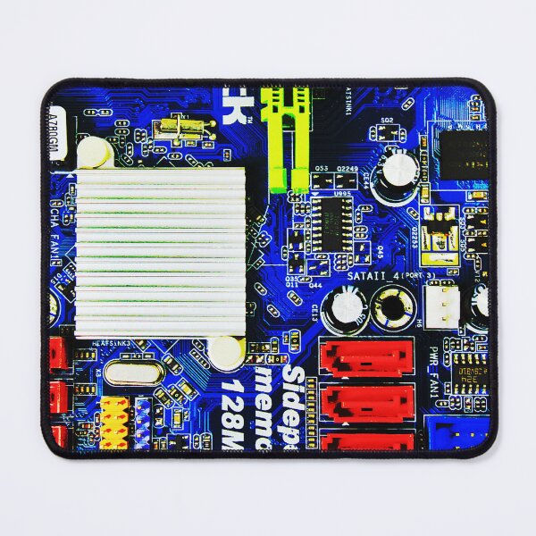 Item preview, Computer Circuit Board with Colorful Chips and Connectors designed and sold by RyanCaudell.