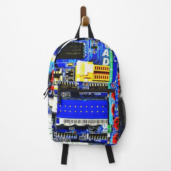Item preview, Computer Circuit Board with Colorful Chips and Connectors designed and sold by RyanCaudell.