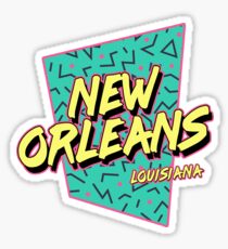 New Orleans Retro 80er Souvenir Sticker