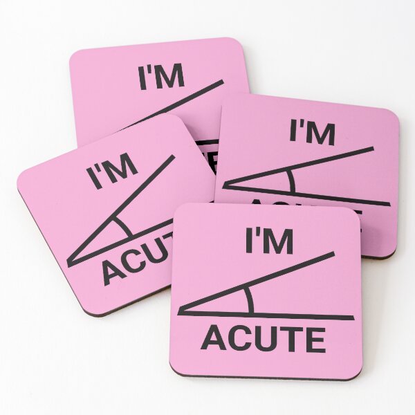 Item preview, I'm Acute - Black designed and sold by StarrLightArts.
